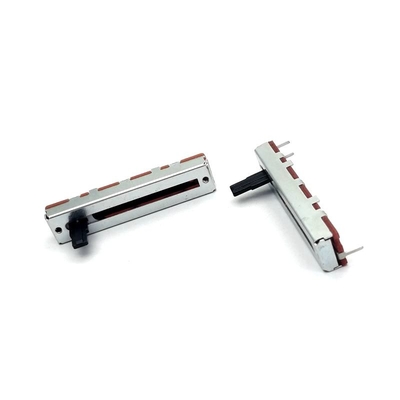 परिवर्तनीय प्रतिरोधी 30 मिमी यात्रा Fader B10k 100ohm 45 मिमी स्लाइड पोटेंशियोमीटर