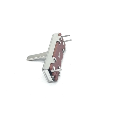 3 पिन AC300V स्लाइड Fader 20mm स्लाइडिंग संपर्क पोटेंशियोमीटर