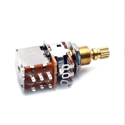 गुणवत्ता  16mm Push Pull Potentiometer DPDT Electric Guitar For Electric Bass Guitar फैक्टरी