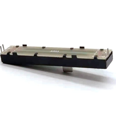 साउंड कार्ड के लिए 50N 60mm Faders 2ohm कार्बन फिल्म पोटेंशियोमीटर: