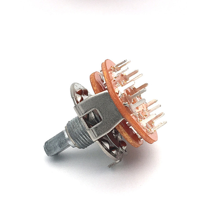 DC500V 2 पोल 6 पोजीशन रोटरी स्विच 100ohm Cts 5 वे