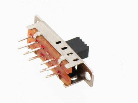 DC 30V ऑन ऑफ स्विच स्लाइड रोह्स 0.5A स्लाइडिंग पोटेंशियोमीटर