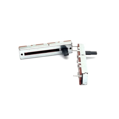 परिवर्तनीय प्रतिरोधी 30 मिमी यात्रा Fader B10k 100ohm 45 मिमी स्लाइड पोटेंशियोमीटर