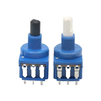 प्लास्टिक 10000ohm रोटरी स्विच पोटेंशियोमीटर स्पीड कंट्रोल DC 500V